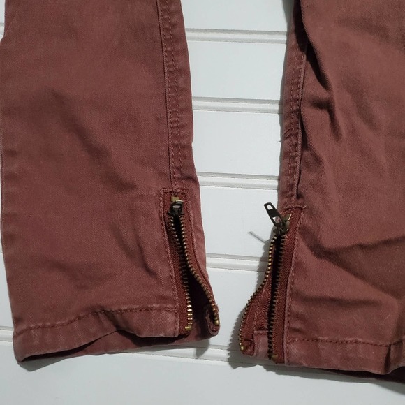 Kade Spade  Denim Zip ankle skinny pants jeans junior's size 27 5 28X29 stre… - Picture 4 of 9